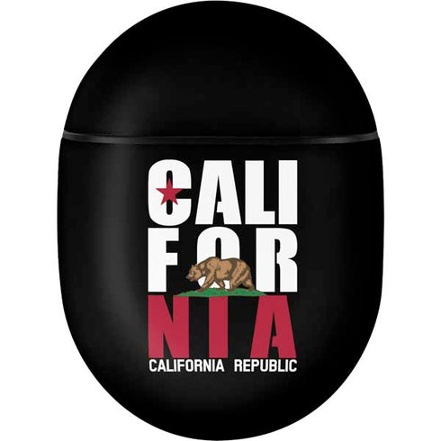California Black Block Google Pixel Buds Skin